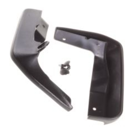 Skoda FRONT MUD FLAPS Instructions De Montage