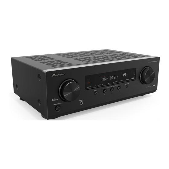 Pioneer VSX-835 Mode D'emploi