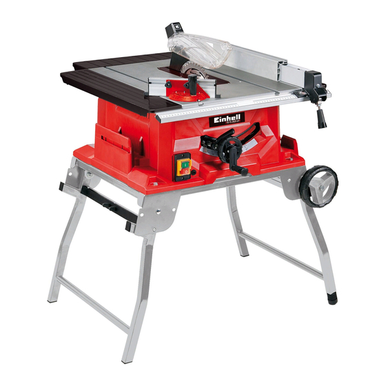 EINHELL TE-TS 2025 UF Instructions D'origine