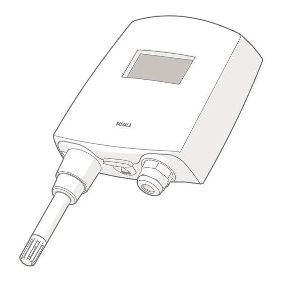 Vaisala HUMICAP HMT120 Serie Mode D'emploi