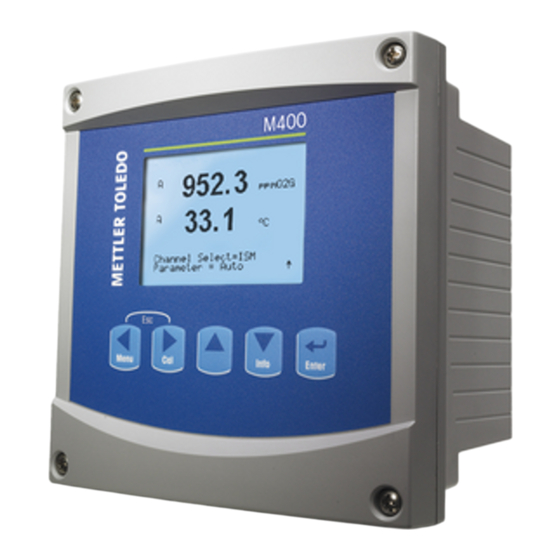 Mettler Toledo M400 Configuration Rapide