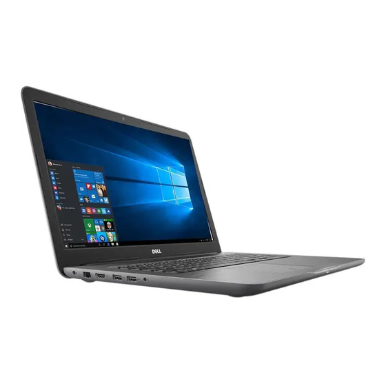 Dell Inspiron 17 5000 Mode D'emploi