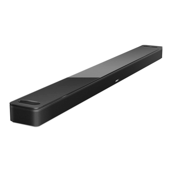 Bose SMART SOUNDBAR 900 Mode D'emploi