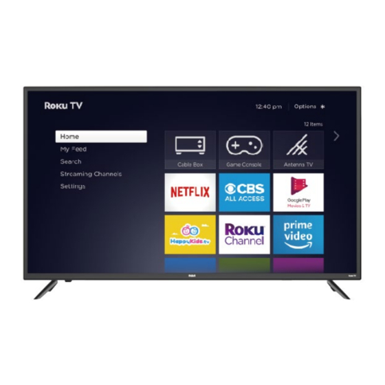 RCA Roku TV RTRU4328-B-CA Mode D'emploi