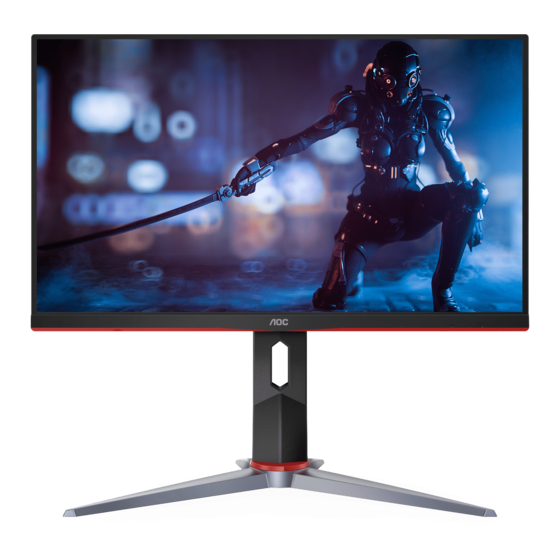AOC 24G2Z Manuel D'utilisation