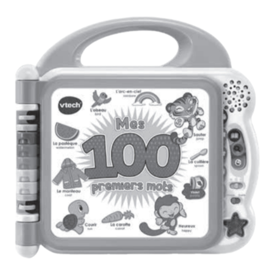 VTech Mon premier imagier bilingue - Mes 100 premiers mots Manuel D'utilisation