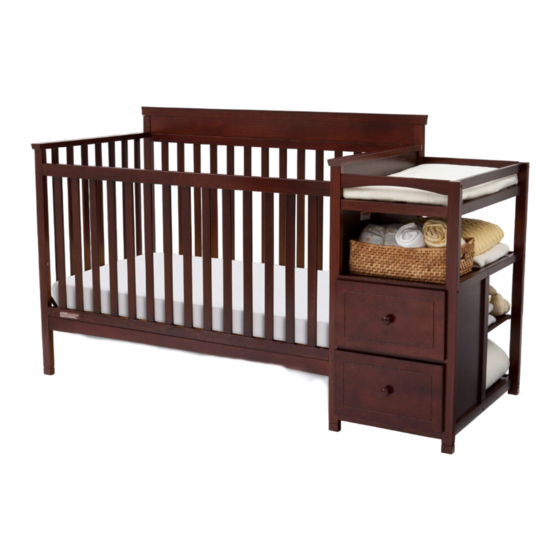 Delta Children Lit de bebe et Table a Langer Mode D'emploi