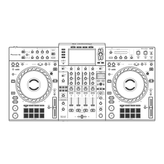 PIONEER DJ XDJ-XZ Mode D'emploi