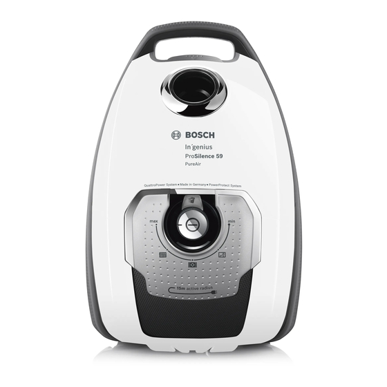 Bosch BGL8PRO4 Mode D'emploi