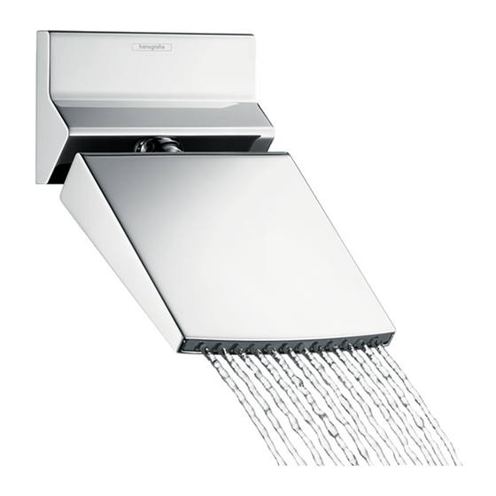 Hansgrohe Raindance Rainfall 150 26442000 Mode D'emploi / Instructions De Montage