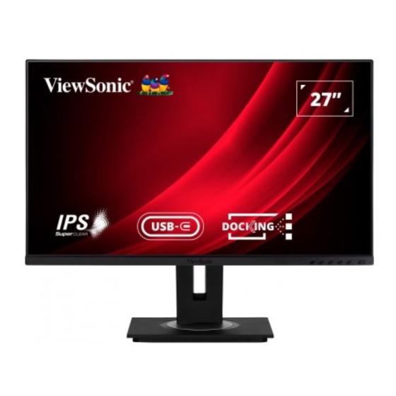 ViewSonic VG2756-4K Manuel Utilisateur