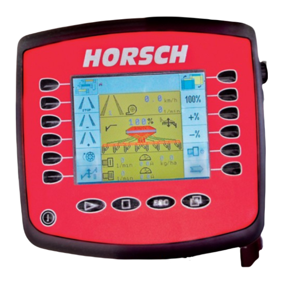 horsch DrillManager Manuel D'utilisation