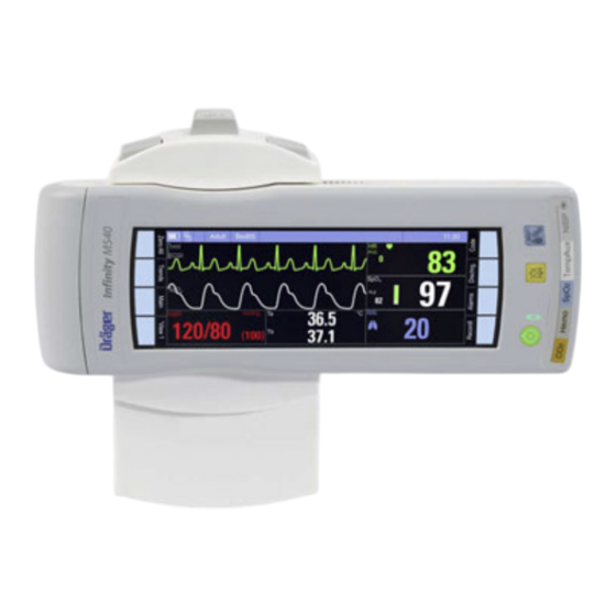 Dräger Infinity M540 Notice D'utilisation