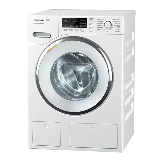 Miele WMH 120 WPS Mode D'emploi