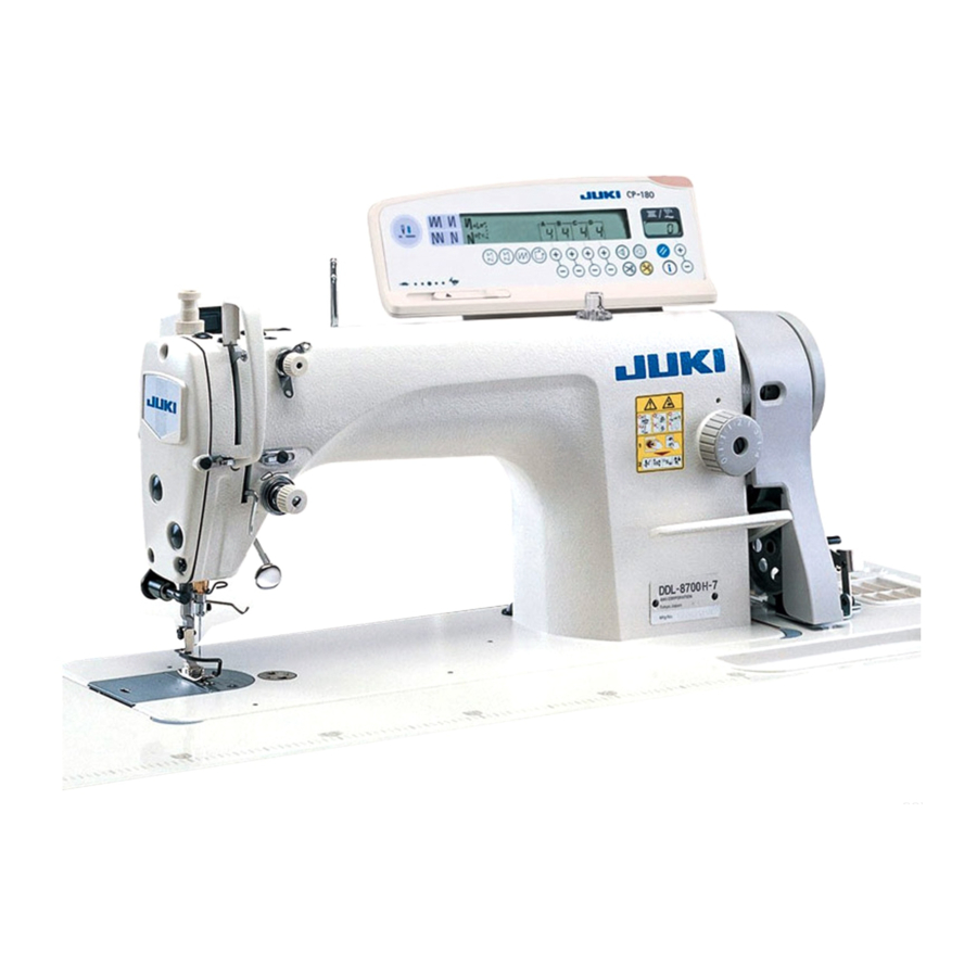 JUKI DDL-8700-7 Manuel D'utilisation