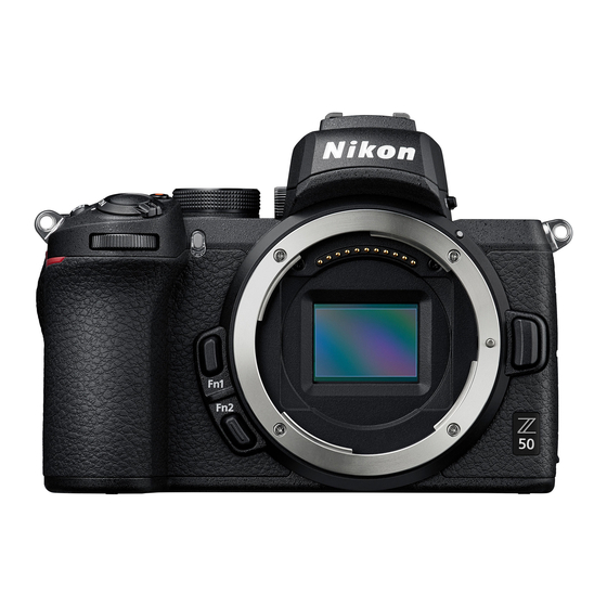 Nikon Z 50 Manuel D'utilisation