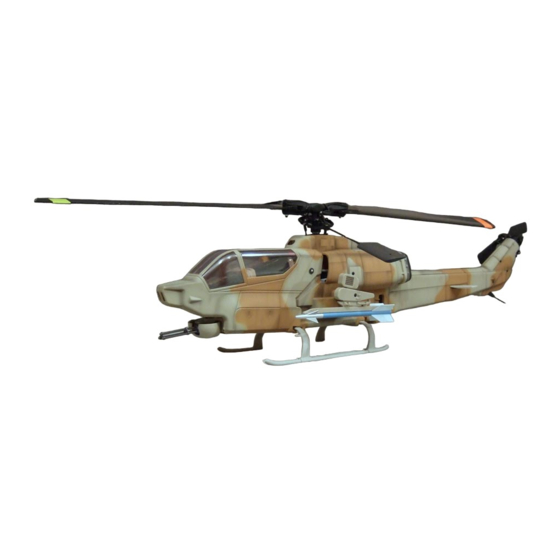 THUNDER TIGER AH-1W SUPER COBRA GUNSHIP Notice De Montage