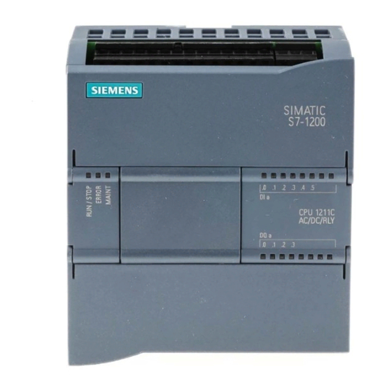 Siemens SIMATIC STEP 7 S7-1200 Guide D'utilisation