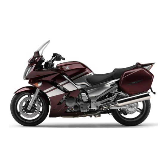 Yamaha FJR1300AS Manuel Du Propriétaire