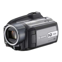 Canon VIXIA HG20 Manuel D'instruction