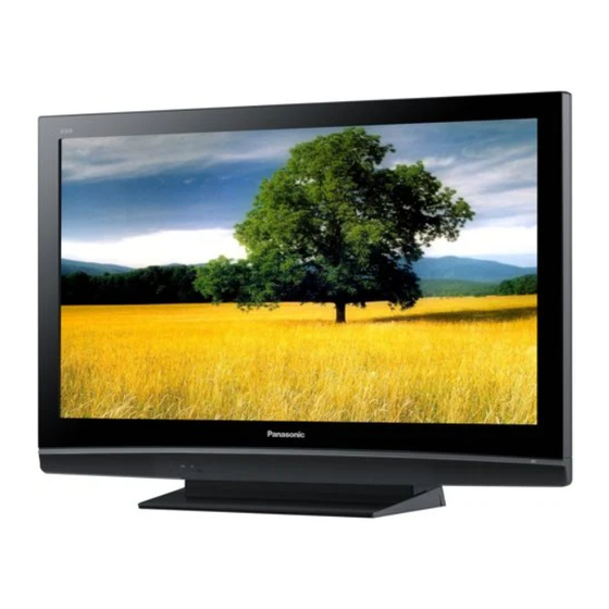 Panasonic Viera TH-46PZH8FV Mode D'emploi