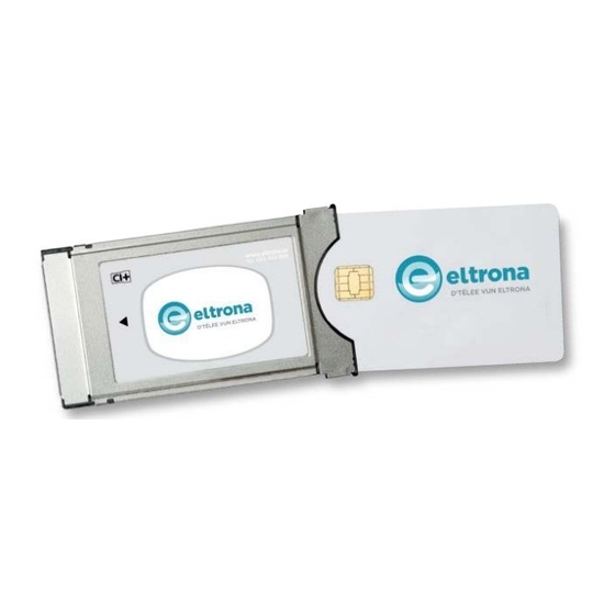 Eltrona CAM CI+ Guide D'utilisation