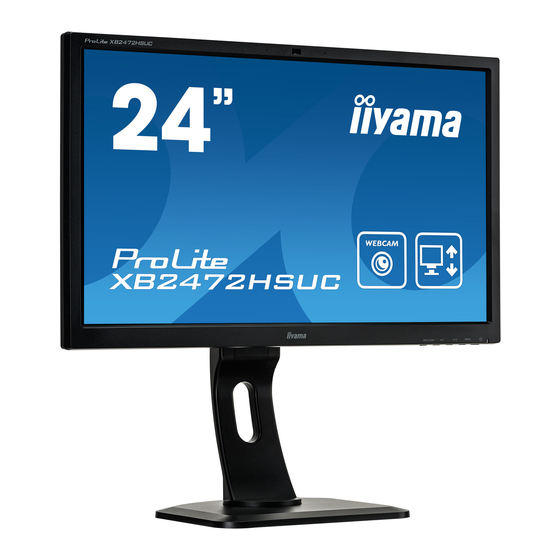 Iiyama ProLite XB2472HSUC Manuels