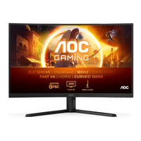 AOC GAMING CQ32G4VE Manuel De L'utilisateur