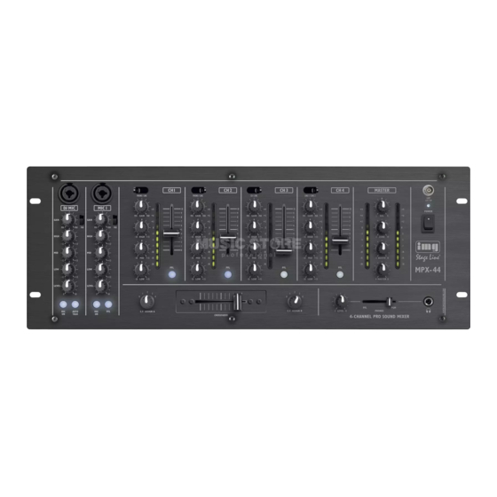 IMG STAGELINE MPX-44/SW Mode D'emploi