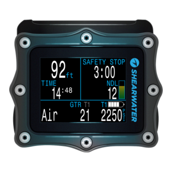 Shearwater PERDIX Manuel D'utilisation