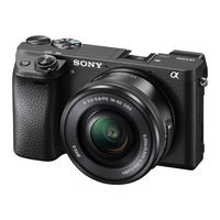 Sony Alpha ILCE-6300 Comment Utiliser