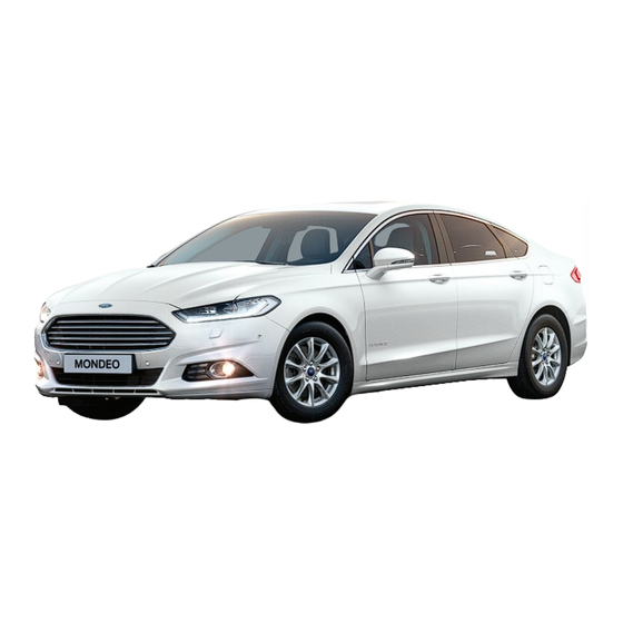 Ford MONDEO HYBRID 2014 Manuel Du Conducteur