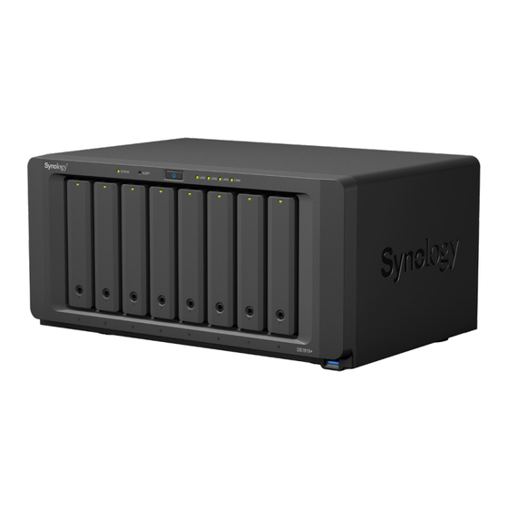 Synology DiskStation DS1819+ Guide D'installation Matérielle