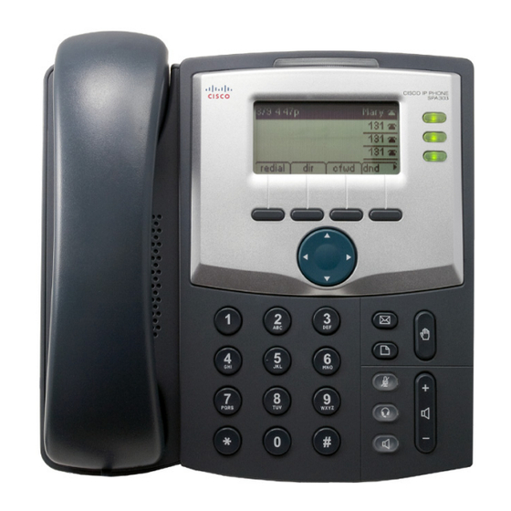Cisco SPA 300 Série Guide De L'utilisateur
