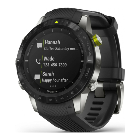 Garmin MARQ ATHLETE Mode D'emploi