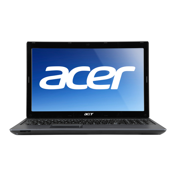 Acer Aspire Serie Guide D'utilisation