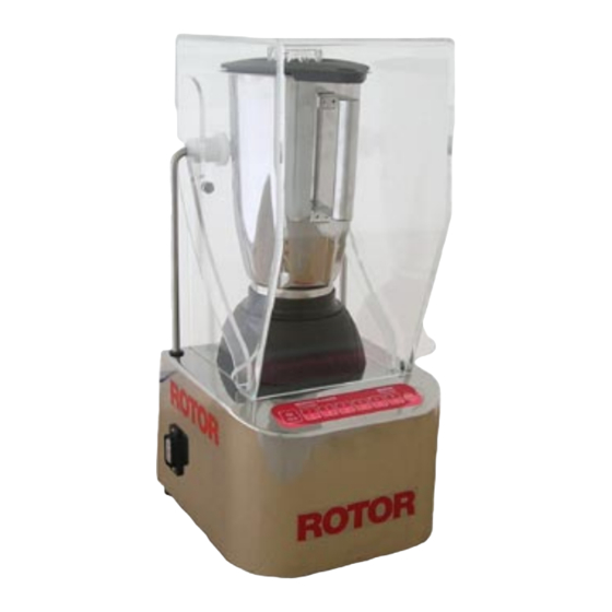 ROTOR MEMORY BLENDER RMB 2 Mode D'emploi