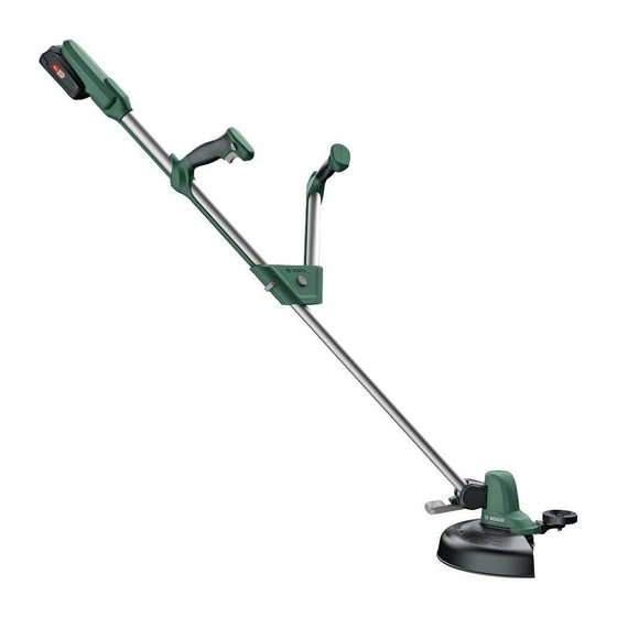 Bosch UniversalGrassCut 18 Notice Originale