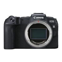 Canon EOS R Guide D'utilisation Avancée