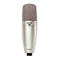 Shure KSM44 Guide De L'utilisateur