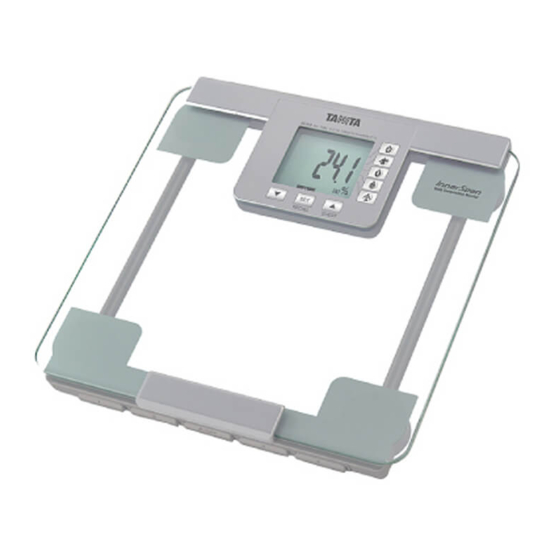 Tanita InnerScan BC-542 Mode D'emploi