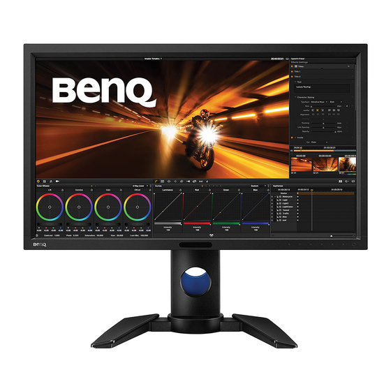 BenQ PV Série Manuel D'utilisation