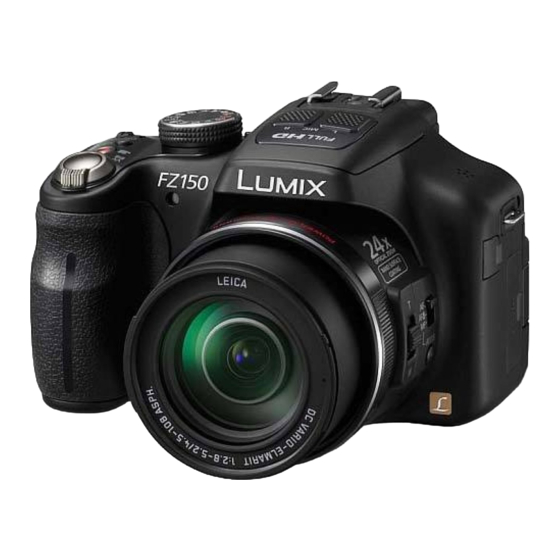 Panasonic LUMIX DMC-FZ150 Mode D'emploi