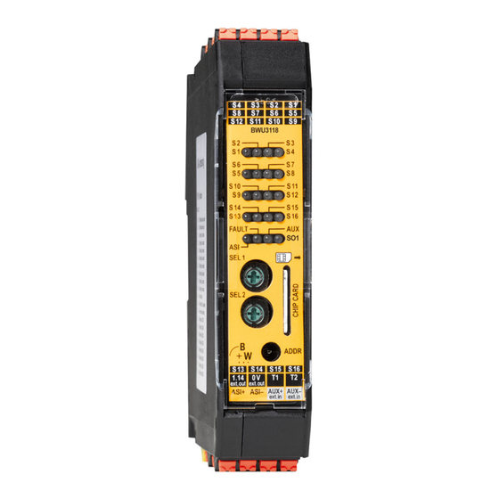 Bihl+Wiedemann BWU3118 Mode D'emploi