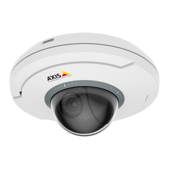 Axis M5075-G Manuel D'utilisation