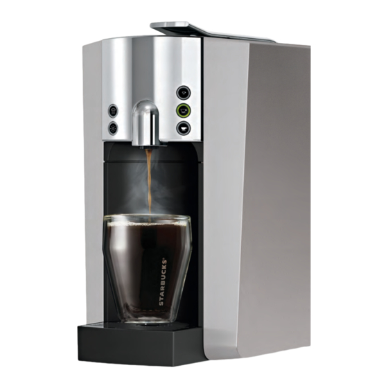 STARBUCKS Verismo System 600 Manuel D'utilisation