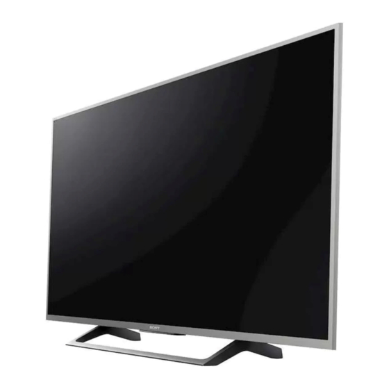 Sony BRAVIA KD-49XE70 Série Guide D'installation