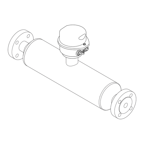 Endress+Hauser Proline Promass I 100 Manuel De Mise En Service