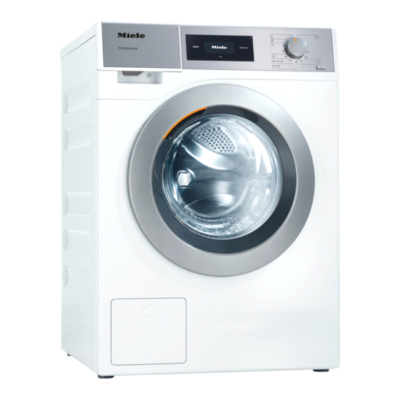 Miele PWM 507 Hygiene Notice D'utilisation Et D'installation