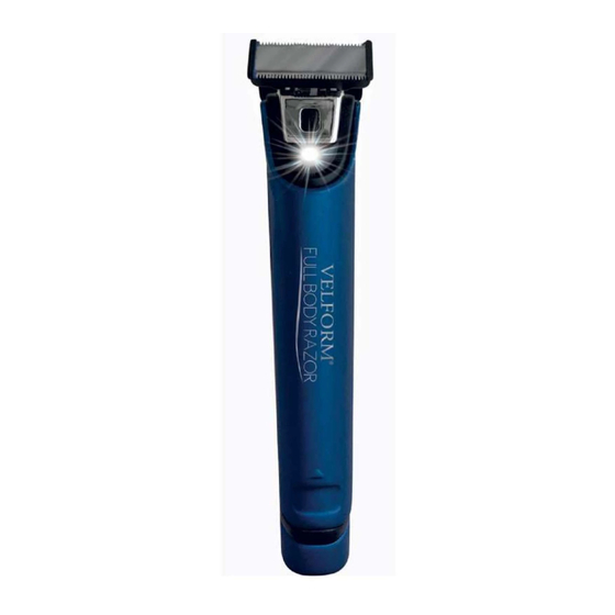 VELFORM Full Body Razor Manuels